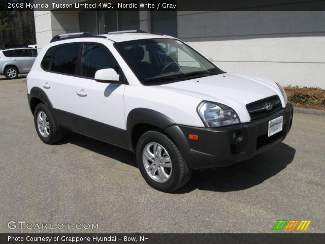 2008 Hyundai Tucson Limited 4WD in Nordic White