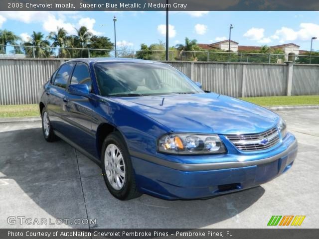 2003 Chevrolet Impala  in Superior Blue Metallic