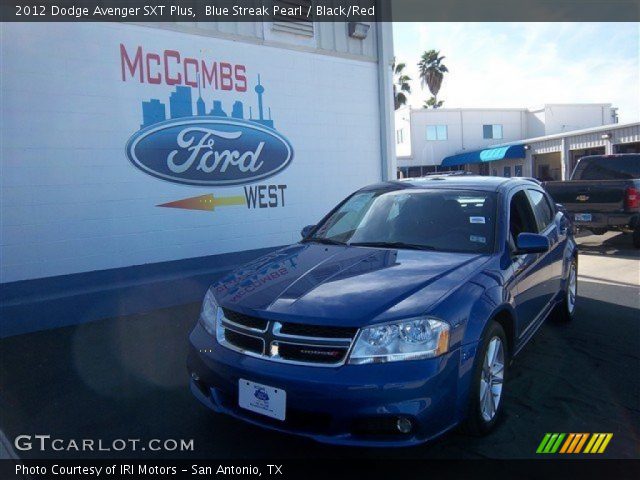 2012 Dodge Avenger SXT Plus in Blue Streak Pearl