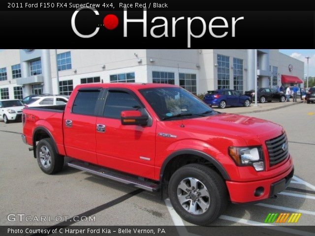 2011 Ford F150 FX4 SuperCrew 4x4 in Race Red