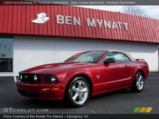 2009 Ford Mustang GT Premium Convertible in Dark Candy Apple Red