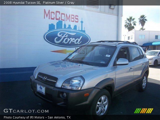 2008 Hyundai Tucson SE in Platinum Silver