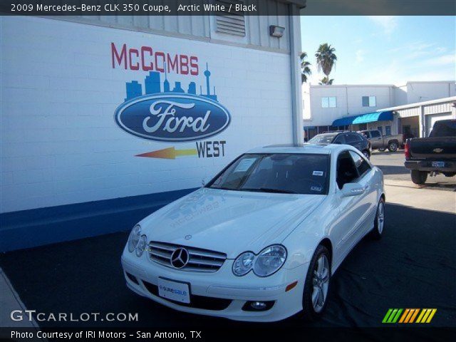2009 Mercedes-Benz CLK 350 Coupe in Arctic White