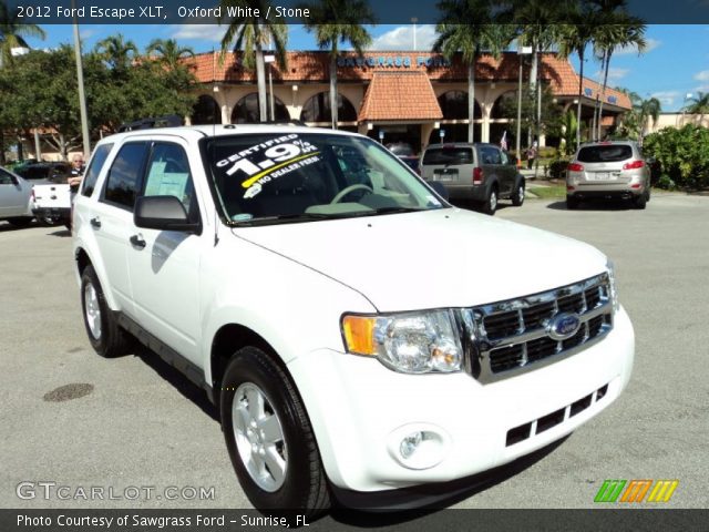 2012 Ford Escape XLT in Oxford White