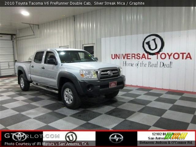 2010 Toyota Tacoma V6 PreRunner Double Cab in Silver Streak Mica