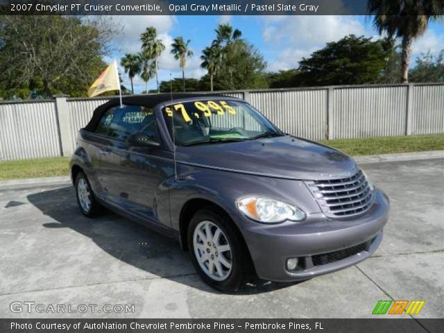 2007 Chrysler PT Cruiser Convertible in Opal Gray Metallic