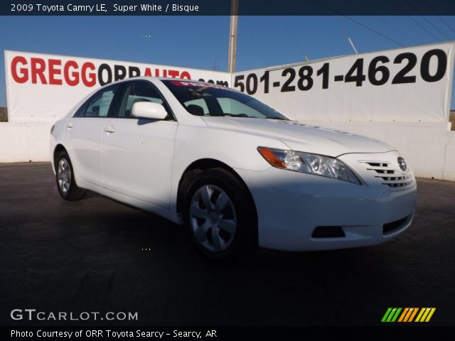 2009 Toyota Camry LE in Super White