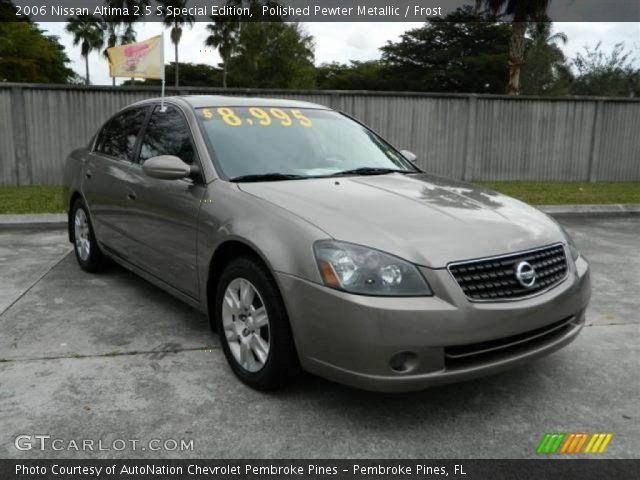 2006 Nissan Altima 2.5 S Special Edition in Polished Pewter Metallic
