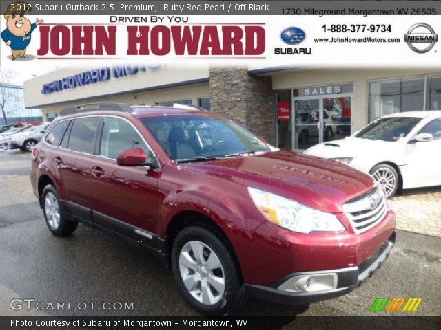 2012 Subaru Outback 2.5i Premium in Ruby Red Pearl