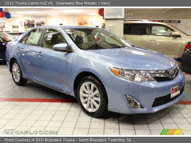 2012 Toyota Camry XLE V6 in Clearwater Blue Metallic