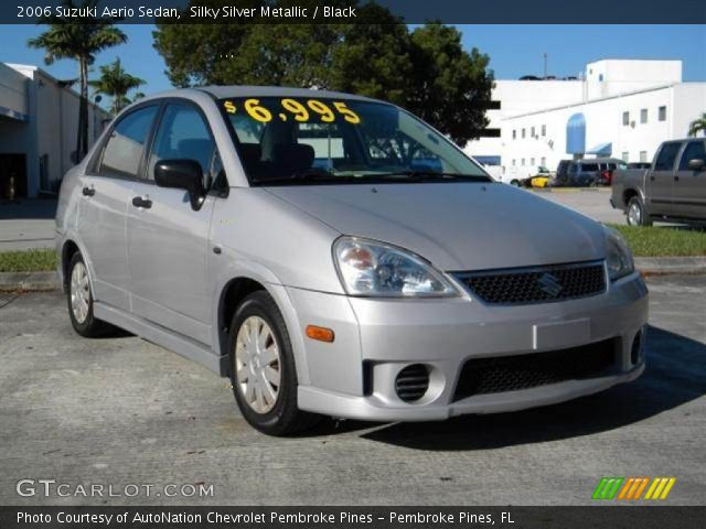 2006 Suzuki Aerio Sedan in Silky Silver Metallic