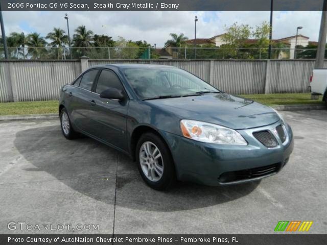 2006 Pontiac G6 V6 Sedan in Stealth Gray Metallic