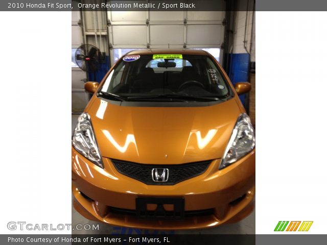 2010 Honda Fit Sport in Orange Revolution Metallic