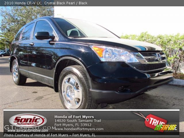 2010 Honda CR-V LX in Crystal Black Pearl
