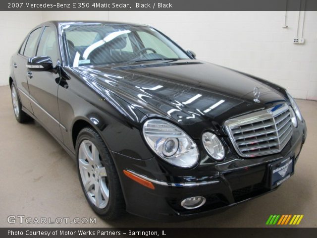 2007 Mercedes-Benz E 350 4Matic Sedan in Black