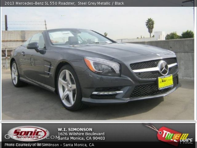 2013 Mercedes-Benz SL 550 Roadster in Steel Grey Metallic