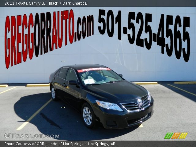 2011 Toyota Camry LE in Black