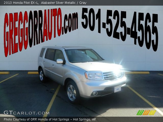 2013 Honda Pilot EX-L in Alabaster Silver Metallic