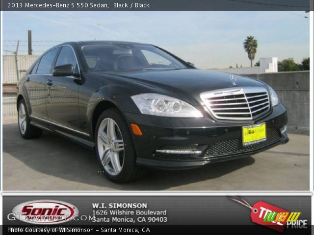 2013 Mercedes-Benz S 550 Sedan in Black
