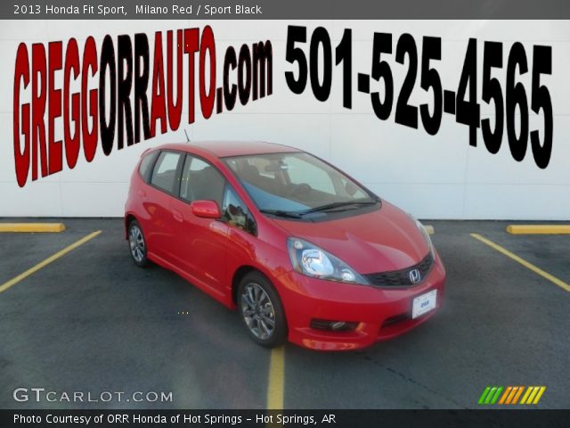 2013 Honda Fit Sport in Milano Red