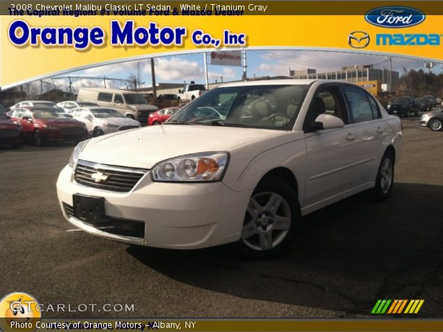 2008 Chevrolet Malibu Classic LT Sedan in White