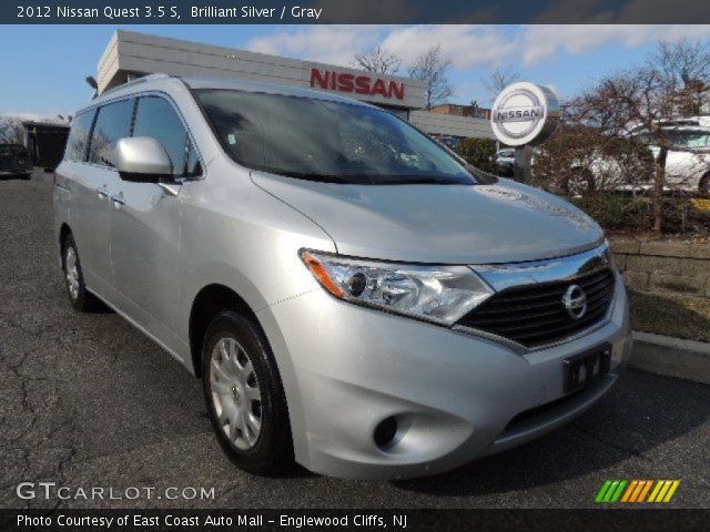 2012 Nissan Quest 3.5 S in Brilliant Silver
