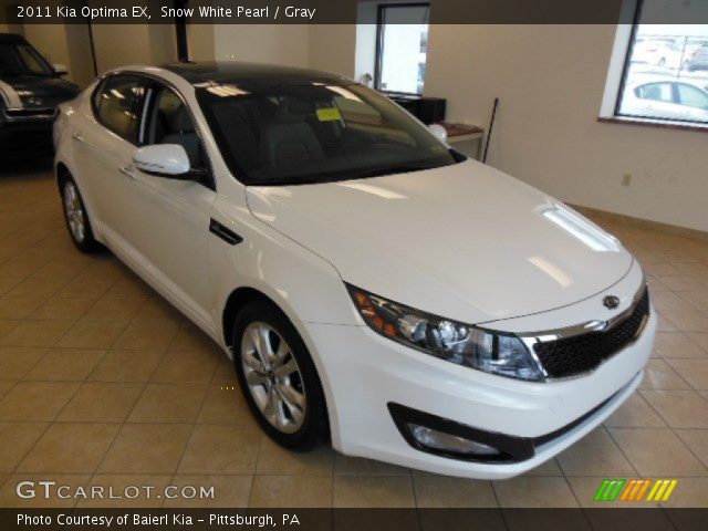 2011 Kia Optima EX in Snow White Pearl