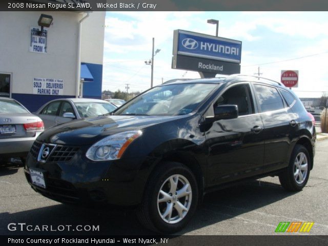 2008 Nissan Rogue SL AWD in Wicked Black