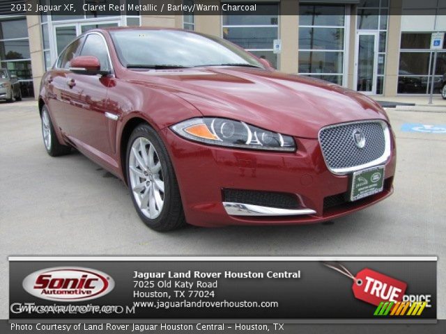 2012 Jaguar XF  in Claret Red Metallic