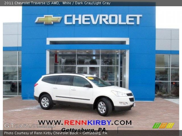 2011 Chevrolet Traverse LS AWD in White