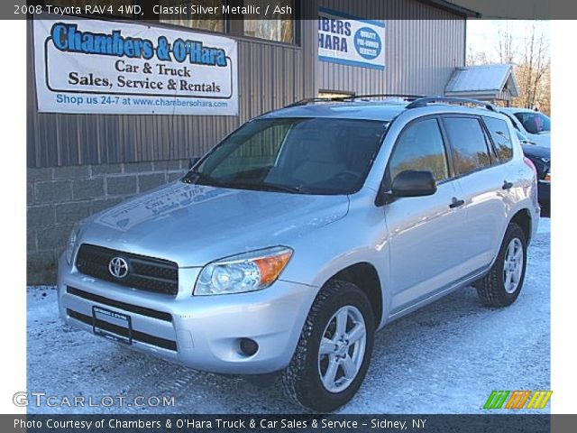 2008 Toyota RAV4 4WD in Classic Silver Metallic