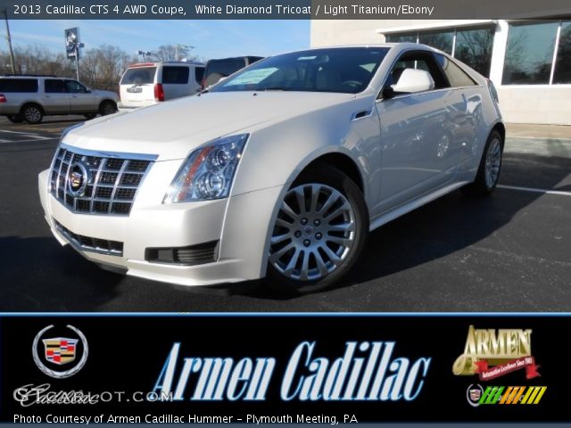 2013 Cadillac CTS 4 AWD Coupe in White Diamond Tricoat