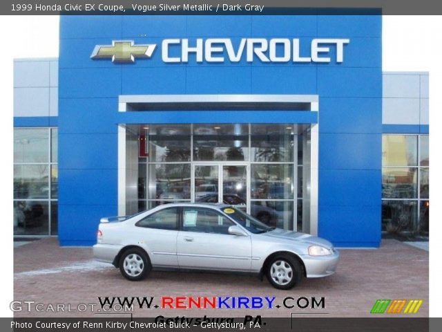 1999 Honda Civic EX Coupe in Vogue Silver Metallic