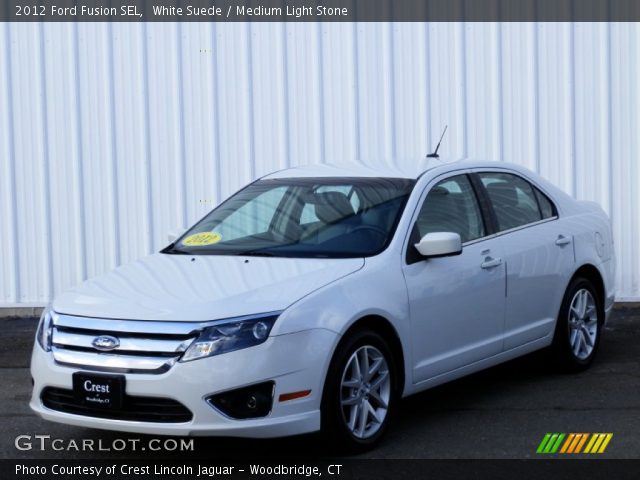 2012 Ford Fusion SEL in White Suede