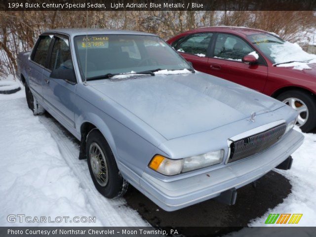 1994 Buick Century Special Sedan in Light Adriatic Blue Metallic