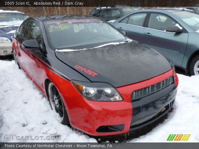 2005 Scion tC  in Absolutely Red