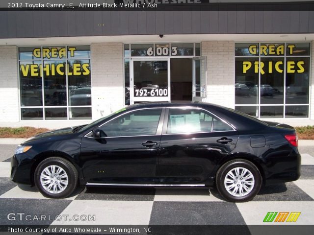 2012 Toyota Camry LE in Attitude Black Metallic
