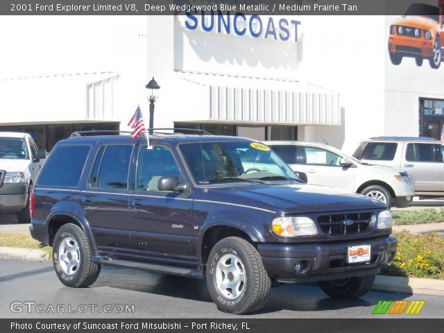 2001 Ford Explorer Limited V8 in Deep Wedgewood Blue Metallic