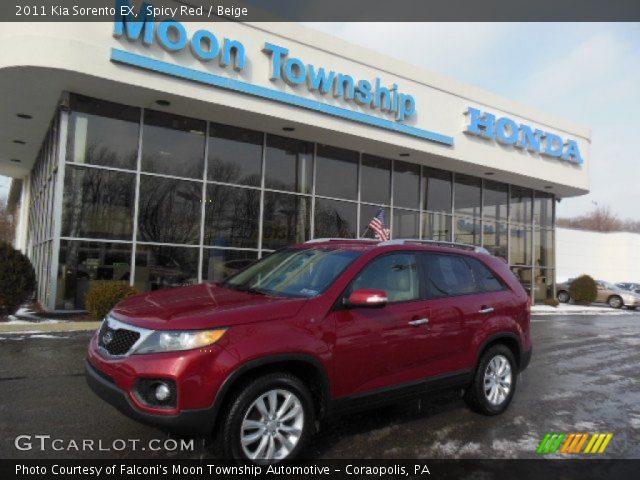 2011 Kia Sorento EX in Spicy Red