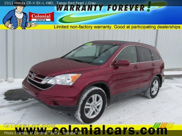 2011 Honda CR-V EX-L 4WD in Tango Red Pearl