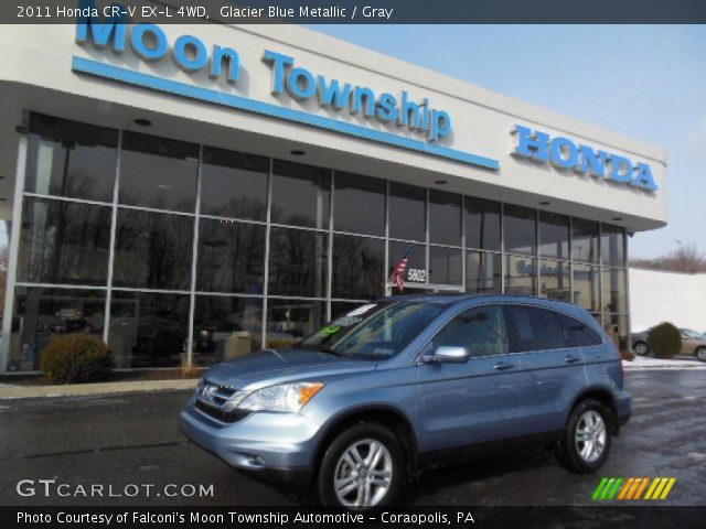 2011 Honda CR-V EX-L 4WD in Glacier Blue Metallic