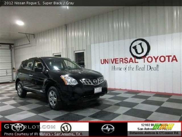 2012 Nissan Rogue S in Super Black