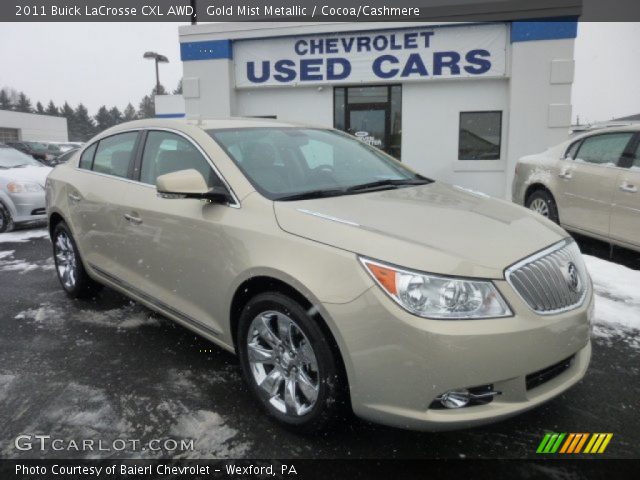 2011 Buick LaCrosse CXL AWD in Gold Mist Metallic