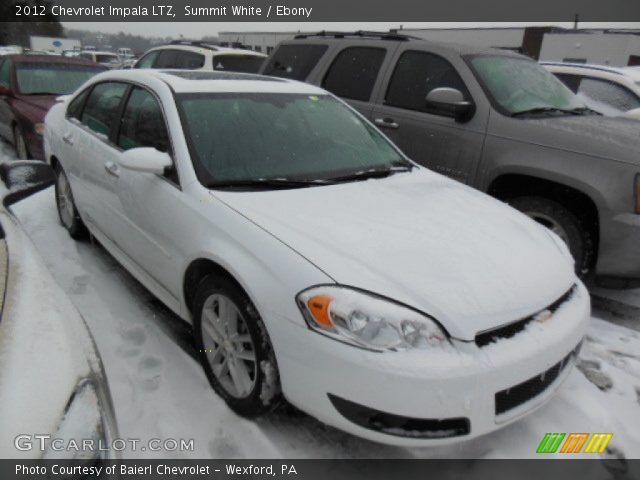 2012 Chevrolet Impala LTZ in Summit White