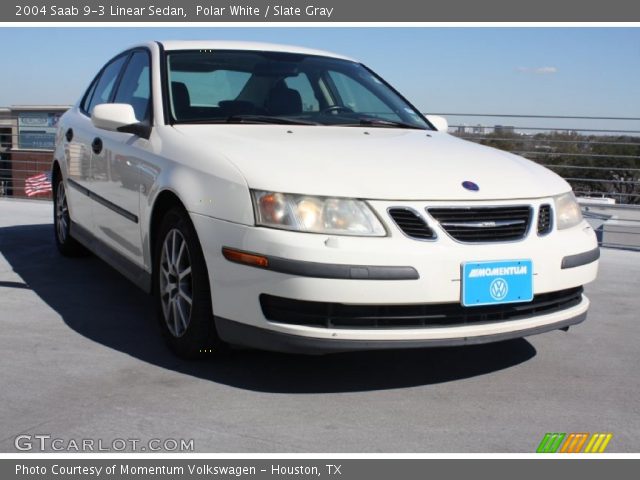 2004 Saab 9-3 Linear Sedan in Polar White