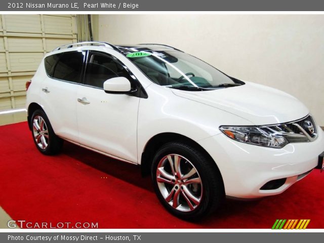 Nissan murano white with black interior #2
