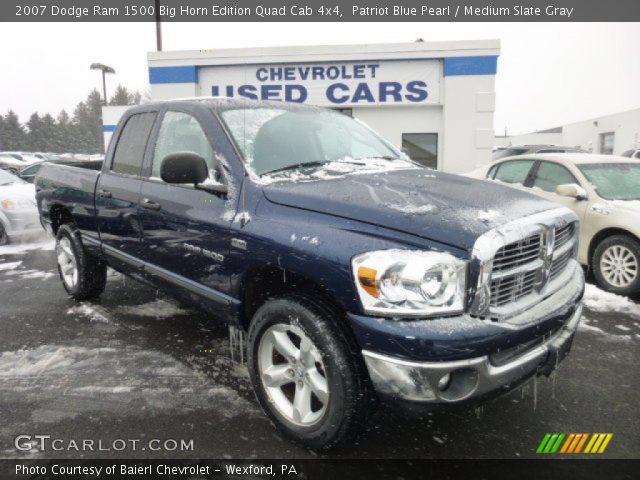 2007 Dodge Ram 1500 Big Horn Edition Quad Cab 4x4 in Patriot Blue Pearl