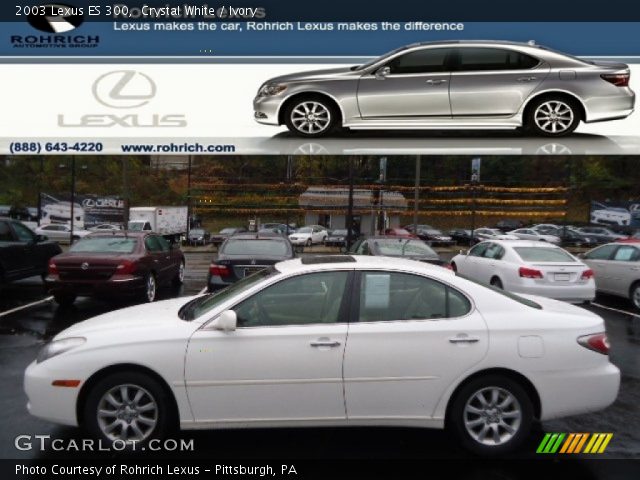 2003 Lexus ES 300 in Crystal White