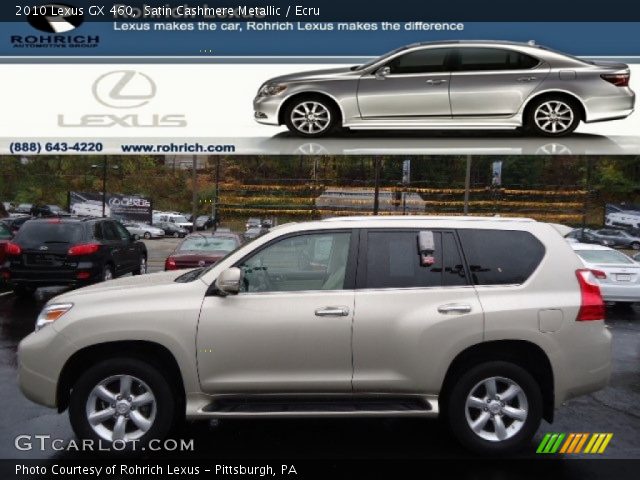 2010 Lexus GX 460 in Satin Cashmere Metallic