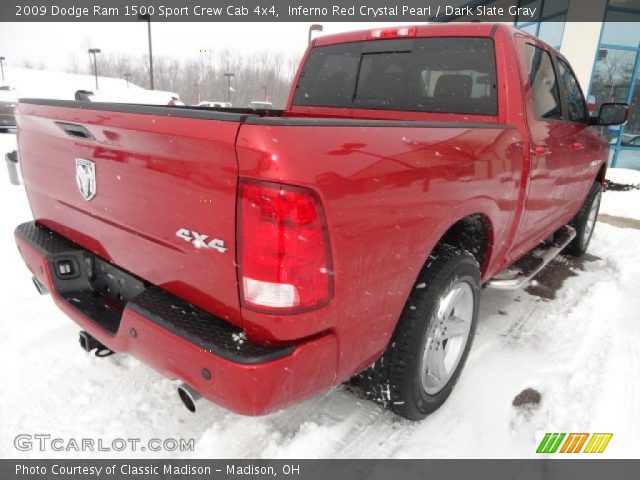 2009 Dodge Ram 1500 Sport Crew Cab 4x4 in Inferno Red Crystal Pearl